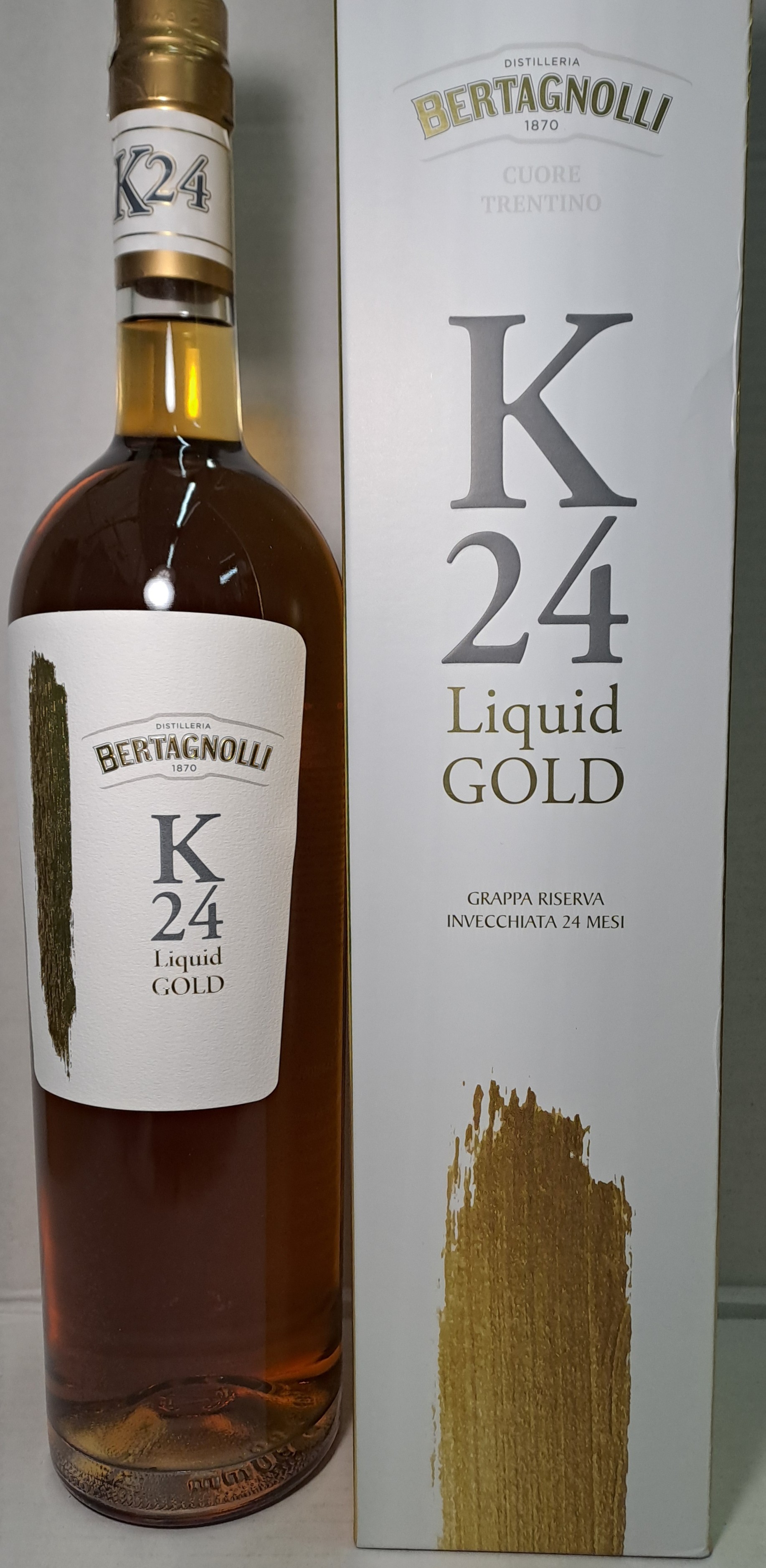 Bertagnolli Grappa K24 Riserva 24 Monate Barrique