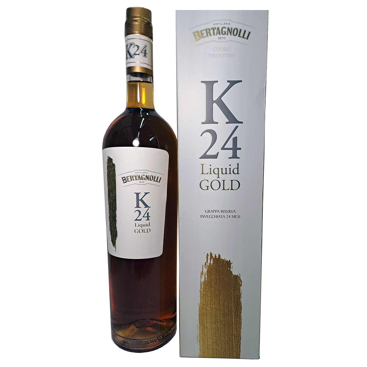Bertagnolli Grappa K24 Riserva 24 Monate Barrique