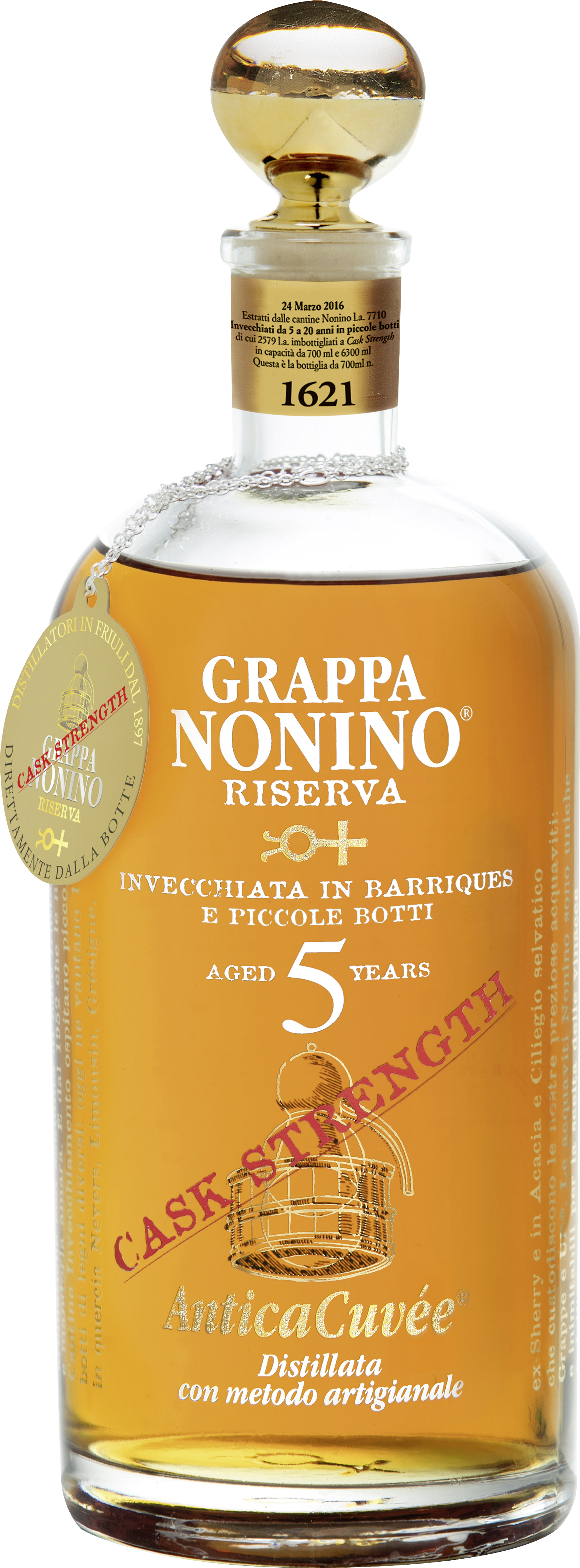 Nonino Grappa AnticaCuvée Riserva Cask Strength