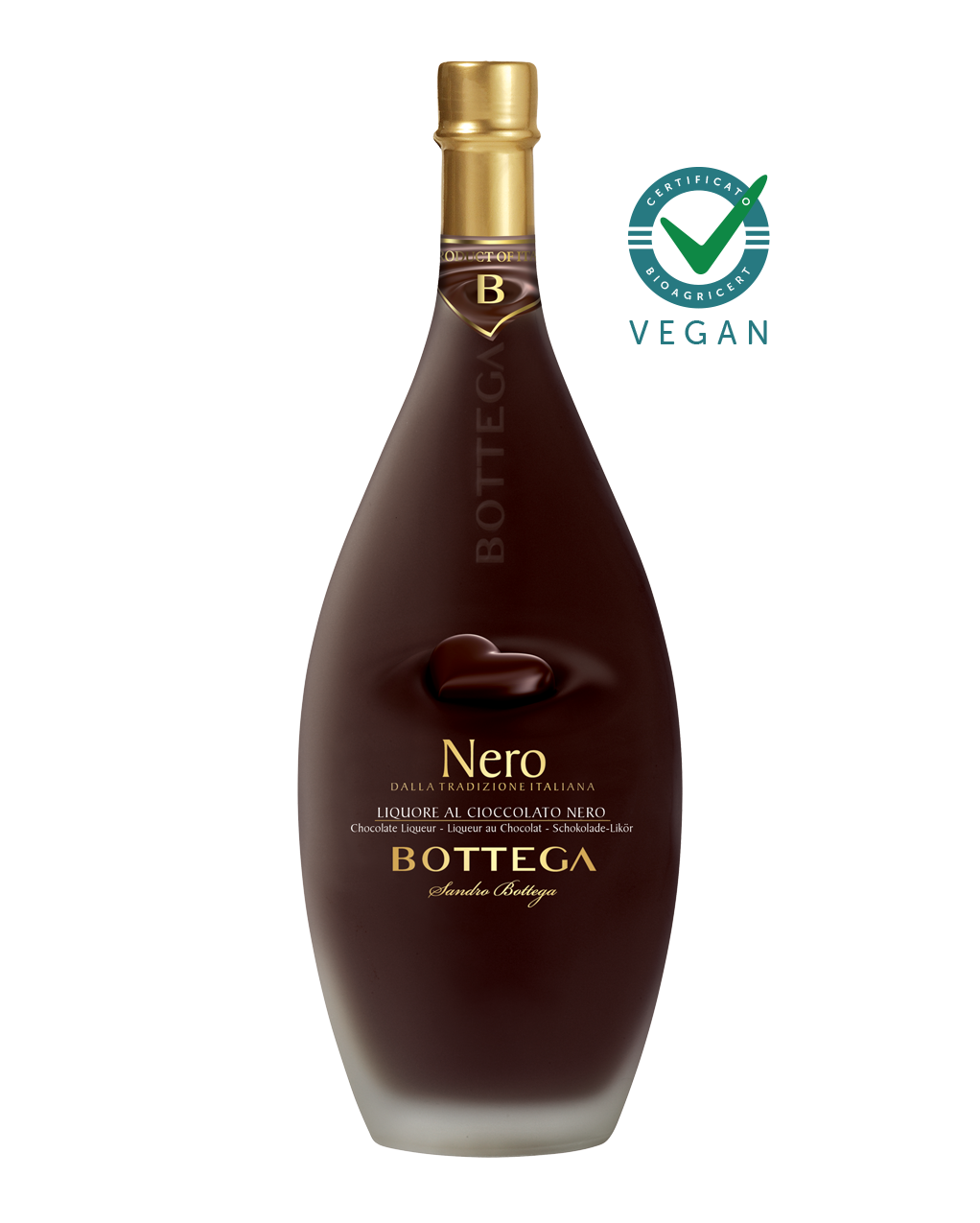 Image of Bottega Liquore al Cioccolato Nero, 0,5 L, 15% Vol., Spirituosen