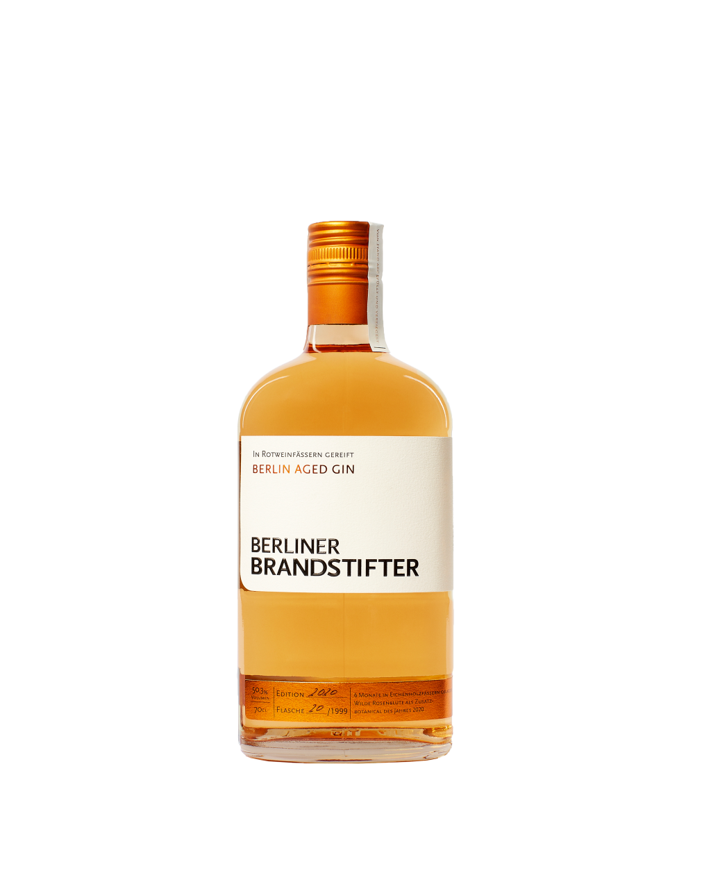 Image of Berliner Brandstifter Aged Gin 2019 - Gin, Deutschland, trocken, 0,7l