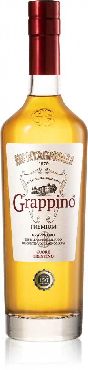 Köstlichalkoholisches - Bertagnolli Grappino Oro Set 6 x 0,7 l - Onlineshop Grappashop.de